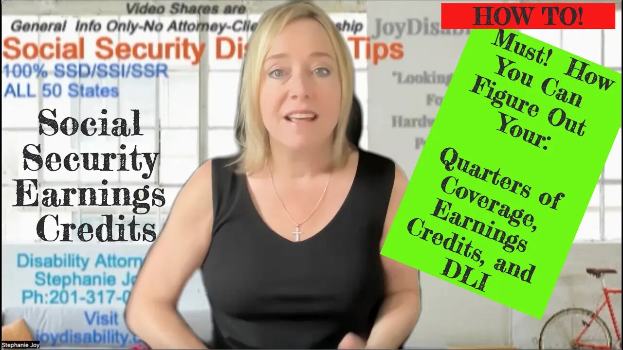 HOW TO! Must! How you figure out your quarters of coverage, earnings credits and DLI