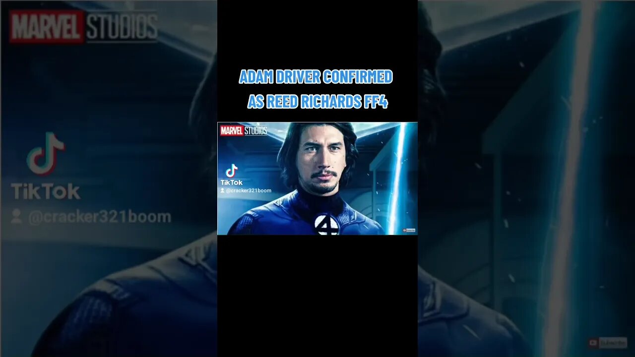 ADAM DRIVER IS REED RICHARDS!