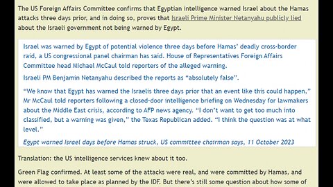 "Netanyahu Got All the Warnings" - According to Former Head of Israeli Military Intelligence 10-26