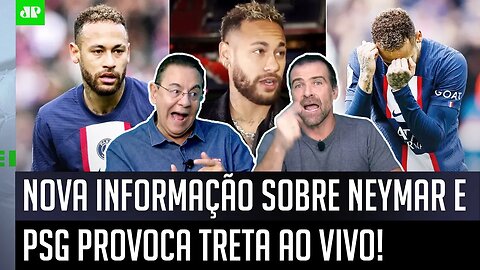 TRETA! "VOCÊ TÁ DE SACANAGEM? O Neymar tá ADMITINDO que..." NOVA INFORMAÇÃO faz DEBATE PEGAR FOGO!