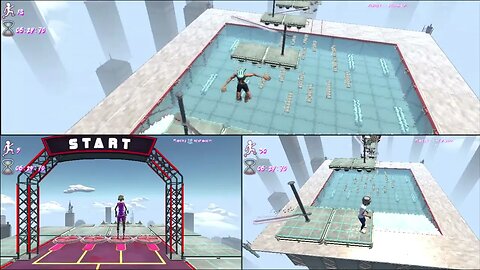Ben and Ed Blood Party - Splitscreen Levels (Gameplay #10)