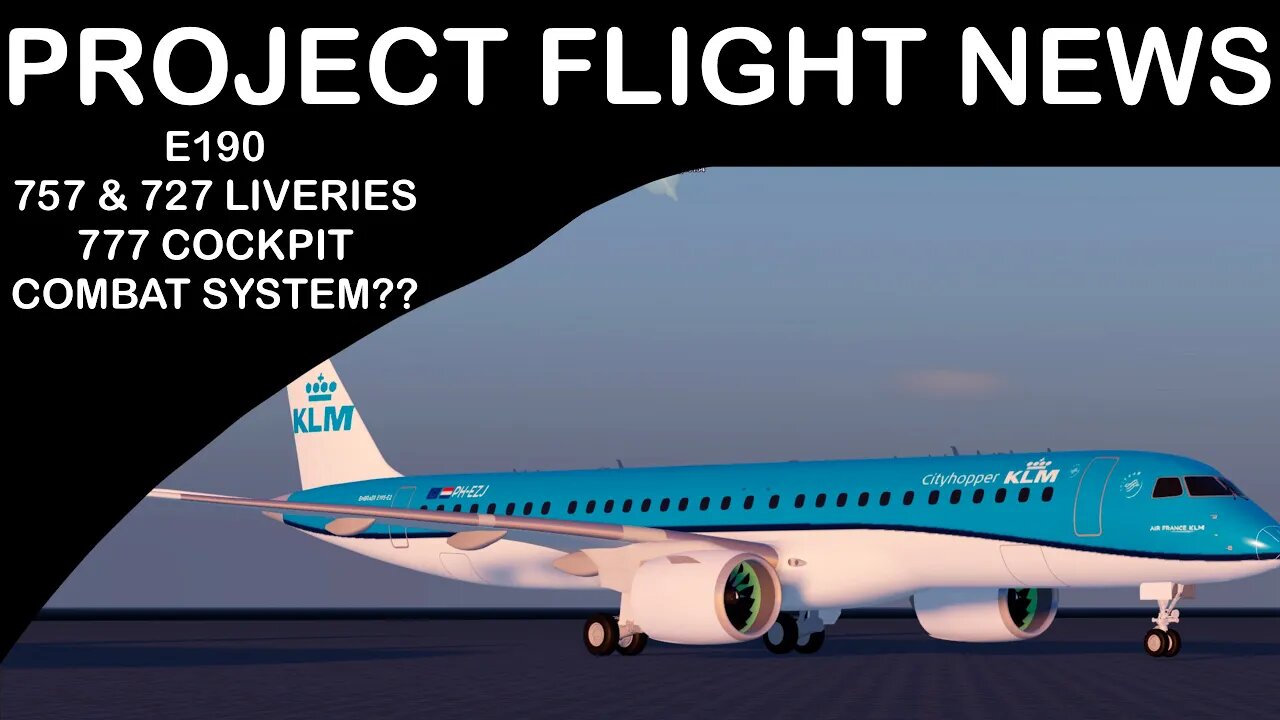 E190, 727 liveries, 757 liveries, and MORE! Project Flight News 2