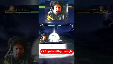 RENGOKU VS AKAZA PT 2! DEMON SLAYER SHORTS! #animecommunity #gamingshorts #demonslayer #gaming