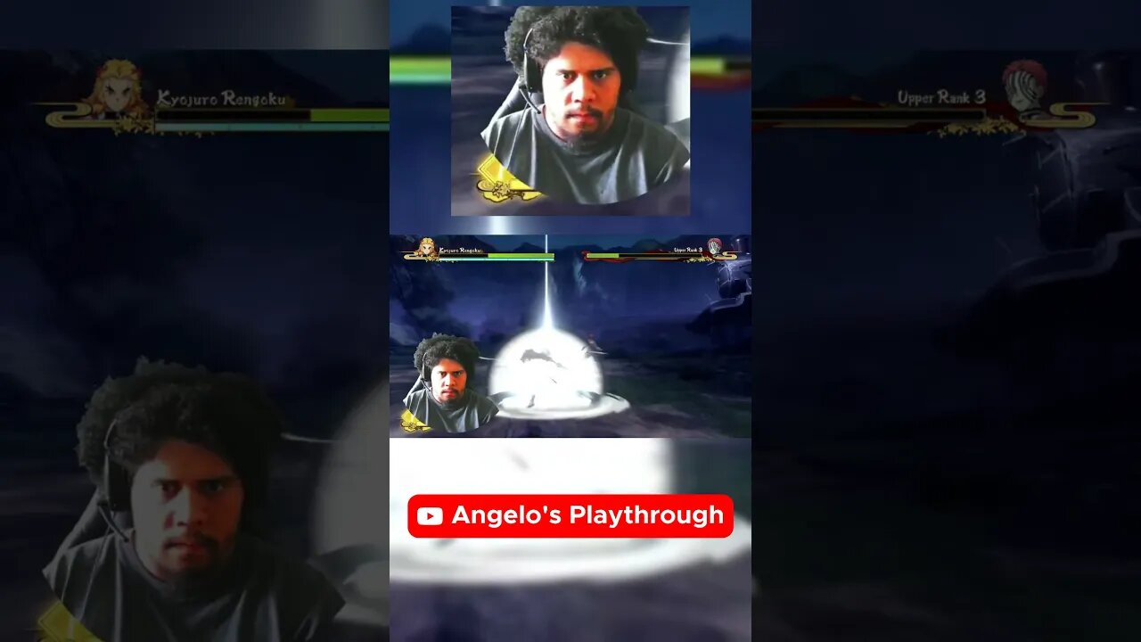 RENGOKU VS AKAZA PT 2! DEMON SLAYER SHORTS! #animecommunity #gamingshorts #demonslayer #gaming