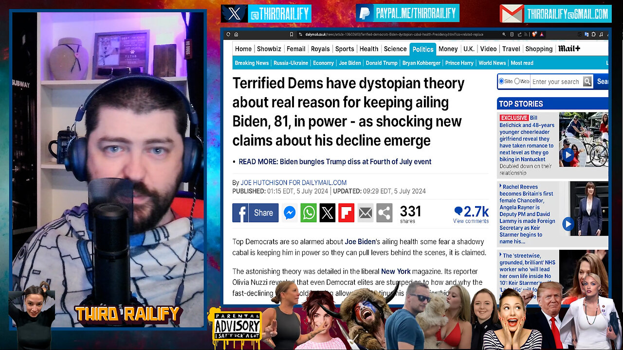 Dems have dystopian "Conspiracy Theory" about real reason for keeping ailing Biden in power