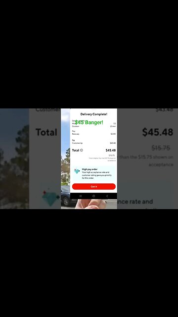 45$ Doordash Tip