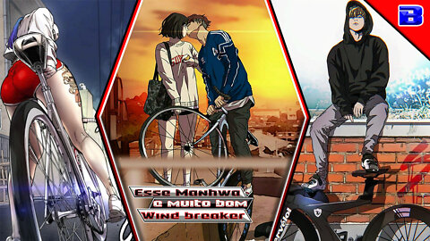 Manhwa react Windbreaker Webtoon ação romance escolar esportes