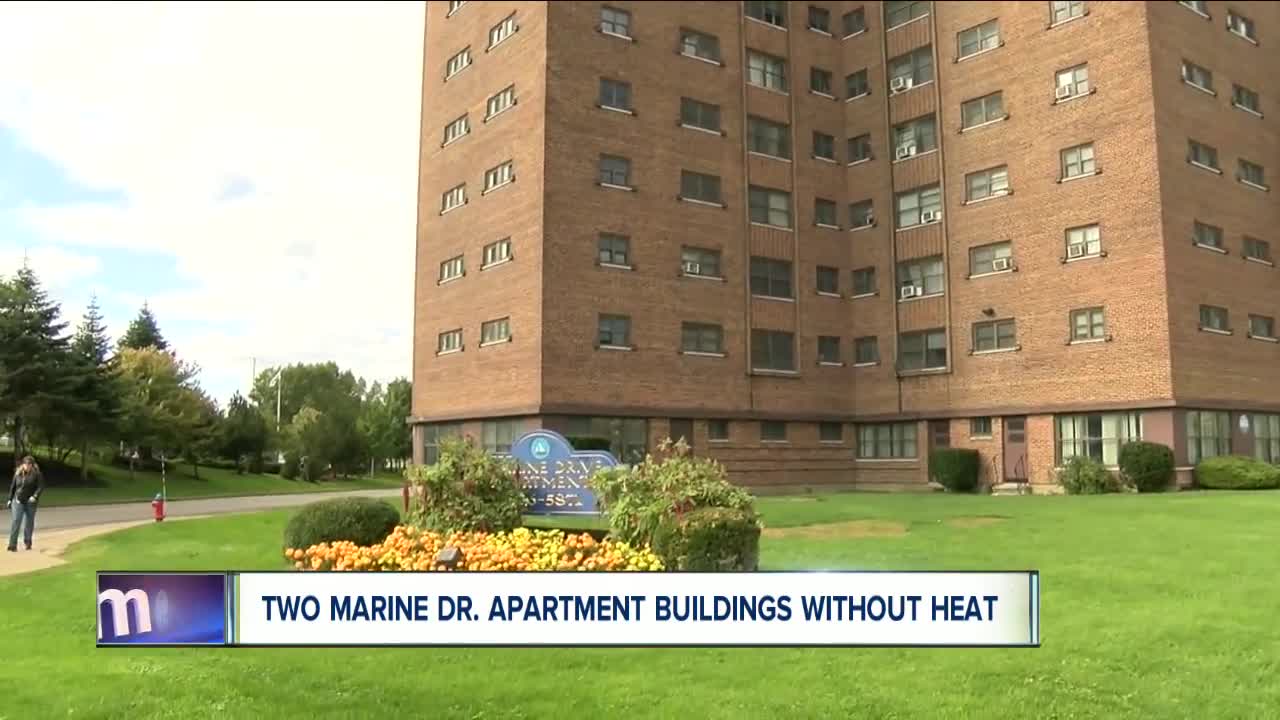 Two Marine Drive apartment buildings are without heat