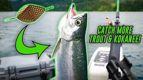 How To CATCH Trout & Kokanee Using Dodgers (BIG Kokanee Caught!)