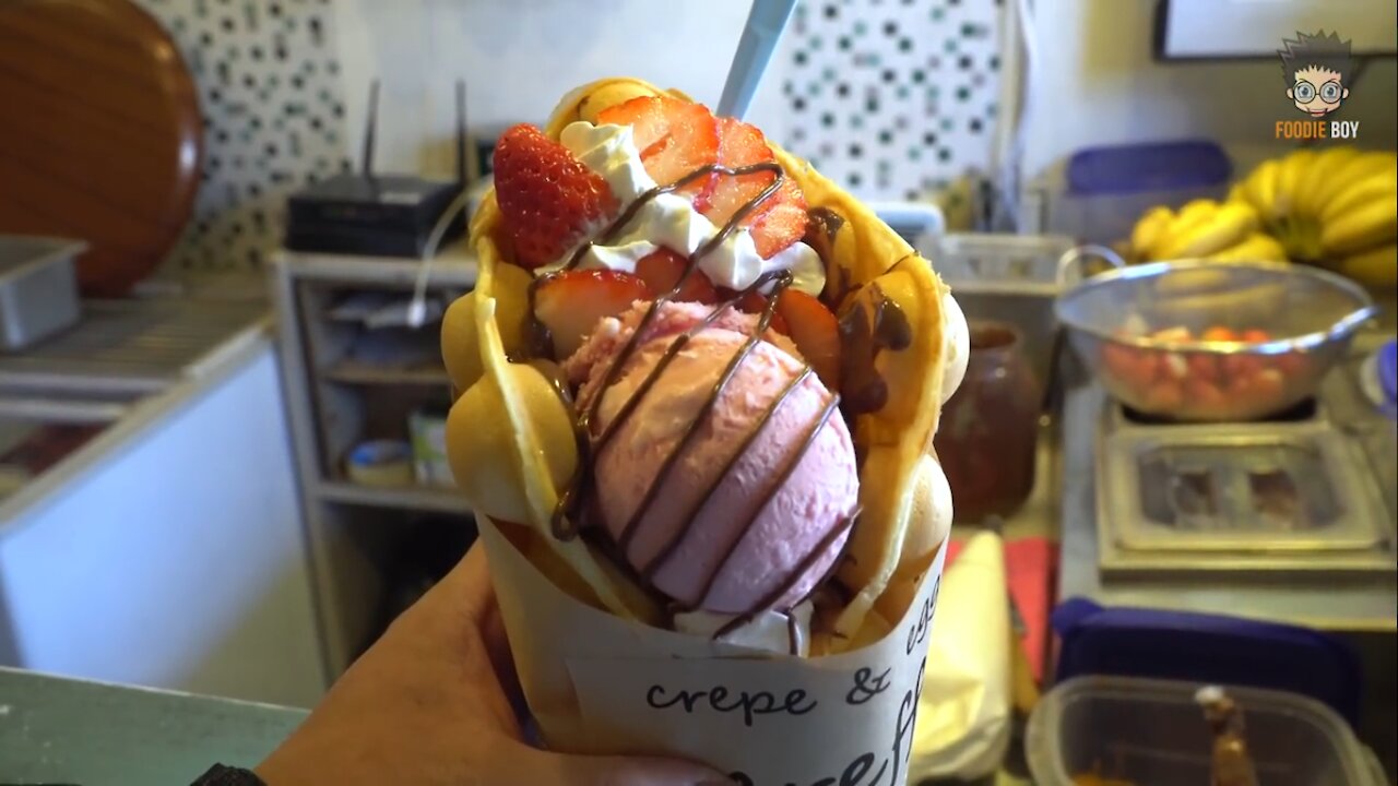 Ice cream waffle