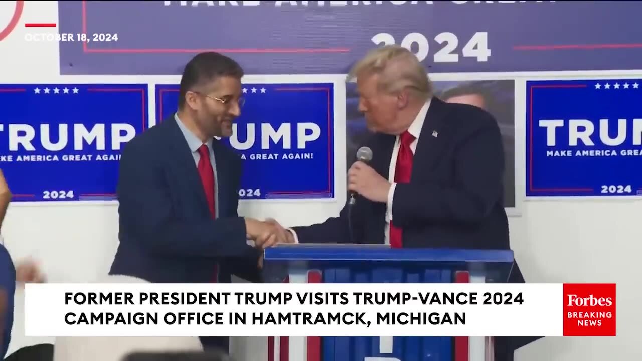 KEY MICHIGAN MOMENT: Trump Receives Support From Democratic Muslim Mayor In Hamtramck