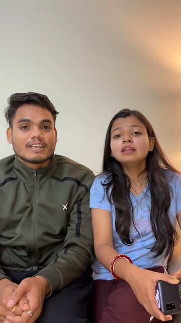 An expression as if held at gunpoint.