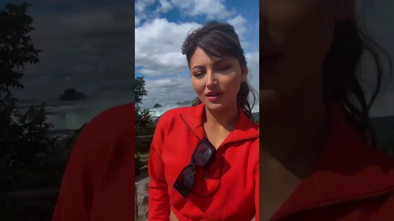 💥💥Urvashi Rautela enjoys at Niagara Falls #entertainment #travel