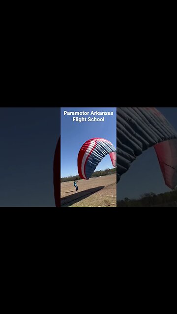 Learning how to ground handle a #paramotor Roadster 3 @ paramotorarkansas.com ￼