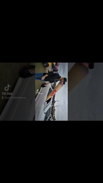 PULL UP ON A CAR SHOW! #shorts