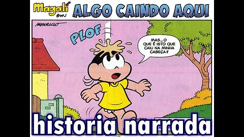 Magali em-Algo caindo aqui | Gibis do Rapha