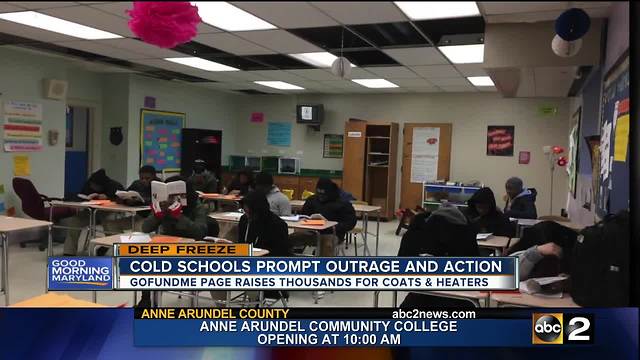 Community helps raise money to bring heat to city schools