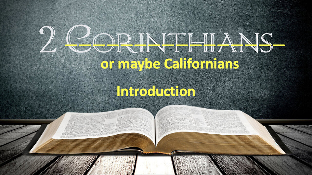 342 2nd Corinthians - Introduction