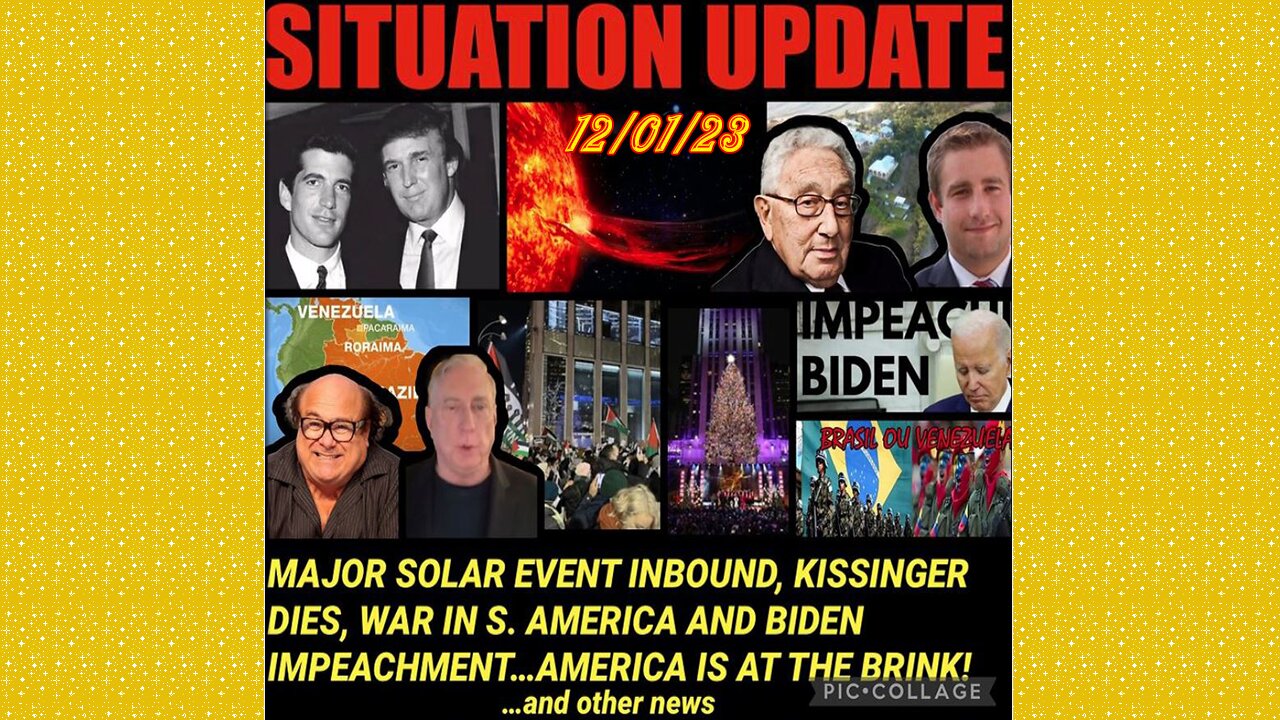 SITUATION UPDATE 12/1/23 - Gcr/Judy Byington Update, Biden Impeachment, J6 Corruption Revealed