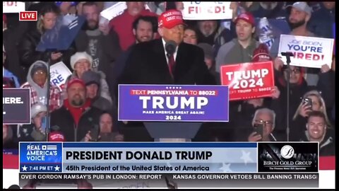 The crowd is chanting, genocide Joe