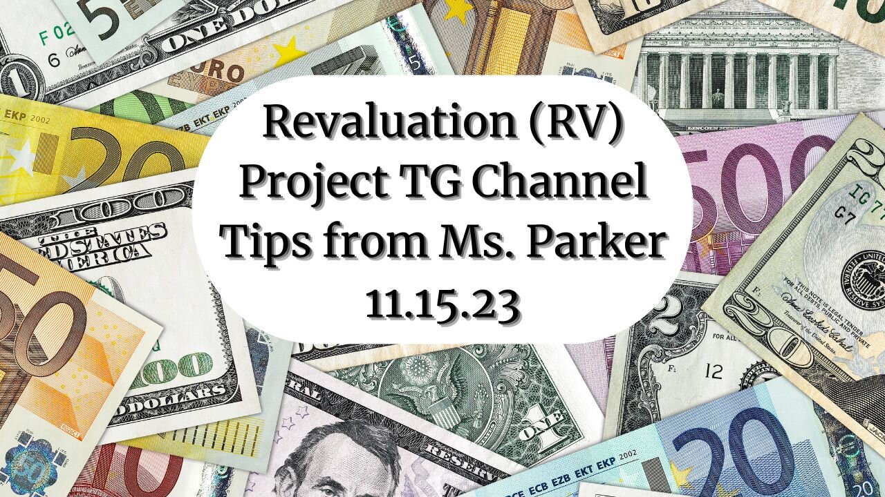 PART 1 OF 2 RV Project Help TG Channel with Ms. Parker