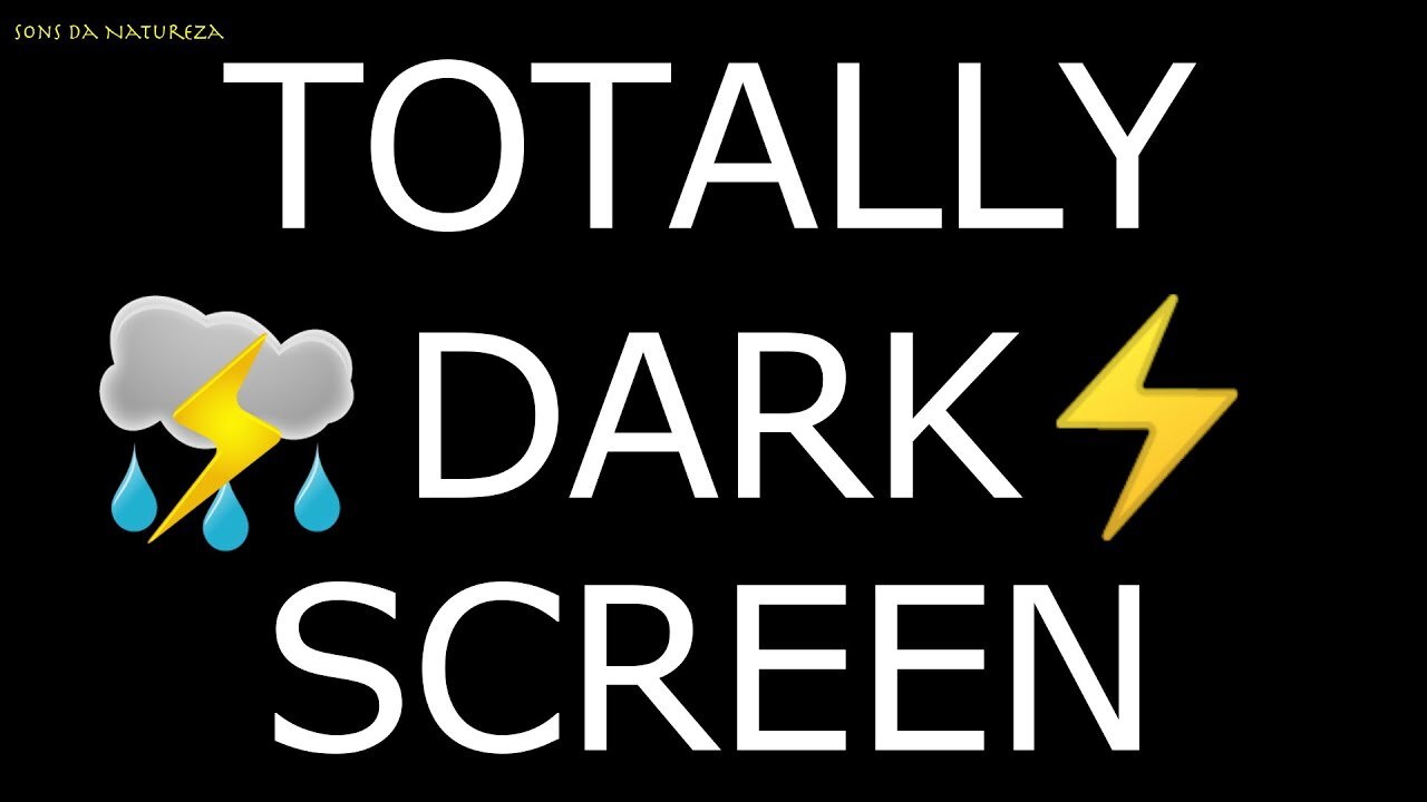 10 HOURS ⛈💤 RAIN SOUND WITH THUNDERS BLACK SCREEN TO SLEEP AND RELAX 😴 RAIN NOISE TO SLEEP