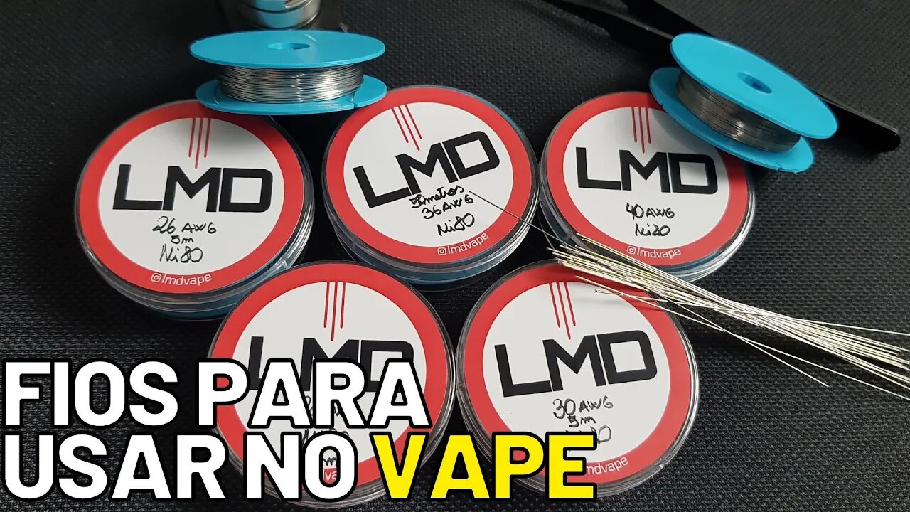 Qual fio/resistência usar no vape? Qual o melhor fio para vape?