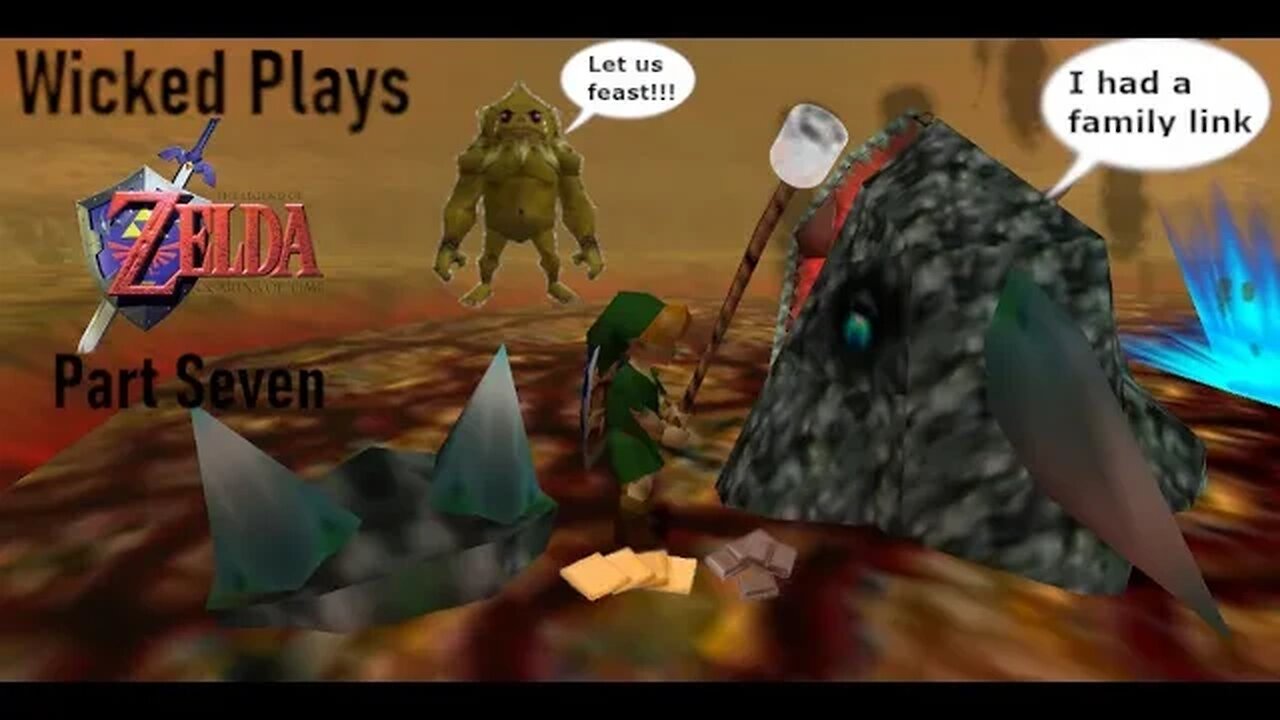 The Legend Of Zelda *Ocarina Of Time* FIRST TIME PLAYING Pt.7 - Dodongo's Cavern/Red Spiritual Stone