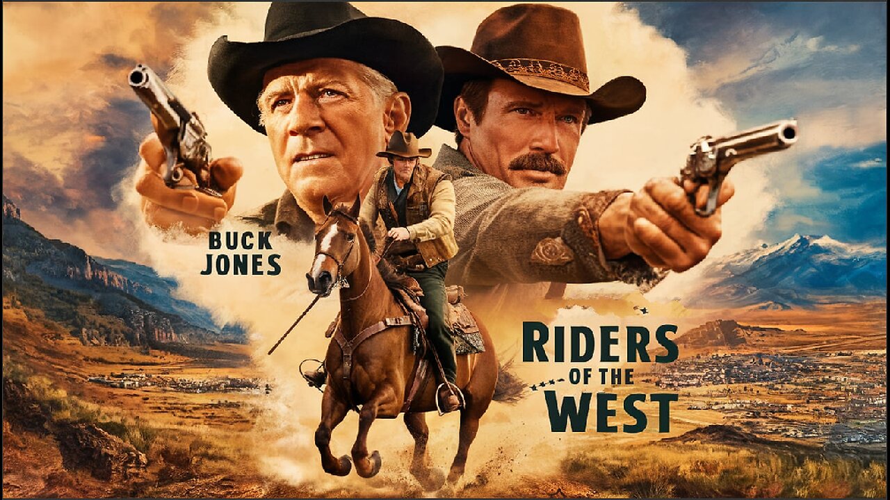 THE ROUGH RIDERS, RIDERS OF THE WEST (1942) Buck Jones, Tim McCoy & Raymond Hatton | Western | B&W