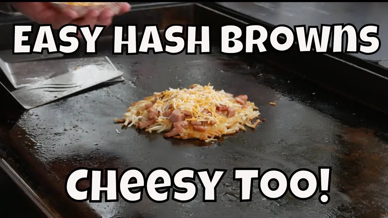 Easy Hash Browns on the Blackstone Griddle