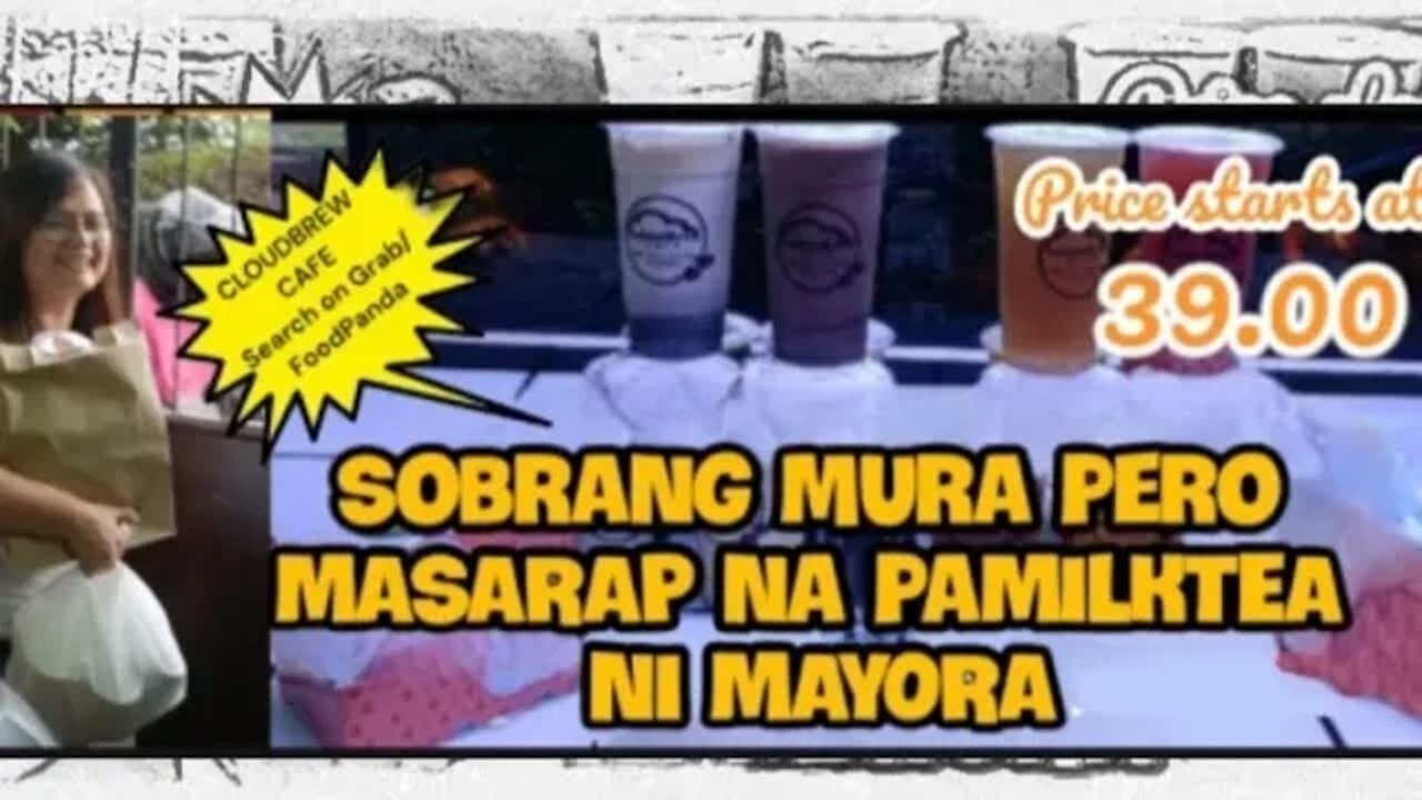 CLOUDBREW CAFE MASARAP pero MURA pameryendang milktea ni MAYORA