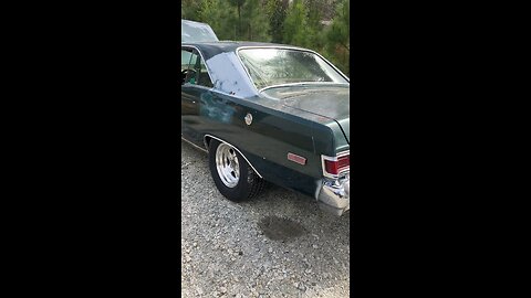 75 Dodge Dart open header idle