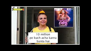 Rakhi Sawant Snapped Outside Gym