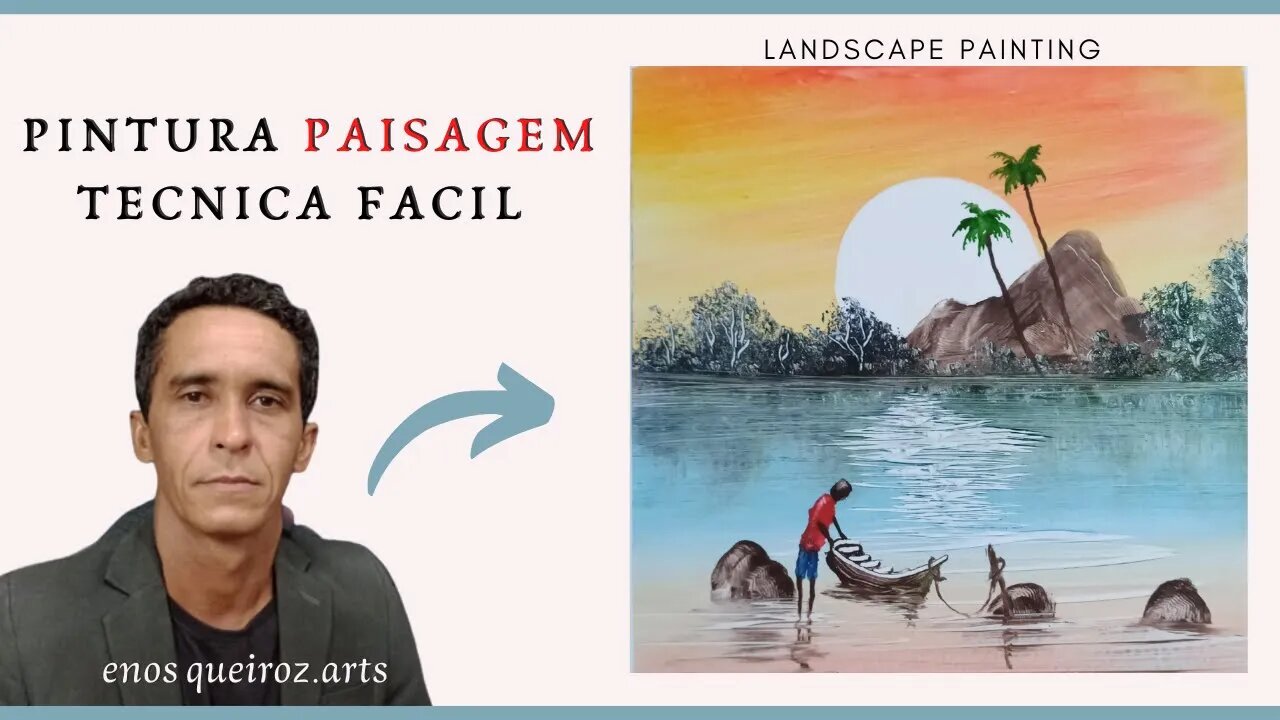 [LANDSCAPE PAINTING] Pintura PaisagemTecnica Facil