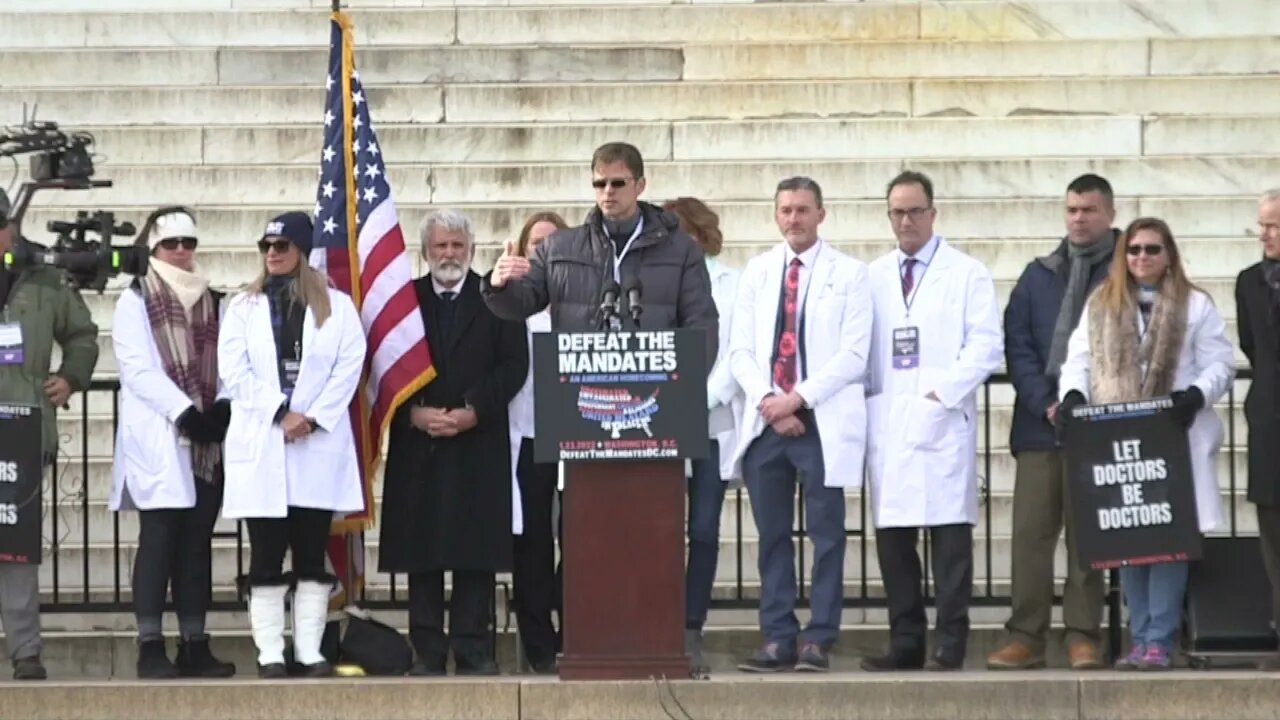 Doctors Remind Us Why We Fight for Freedom @ March To Defeat Mandates