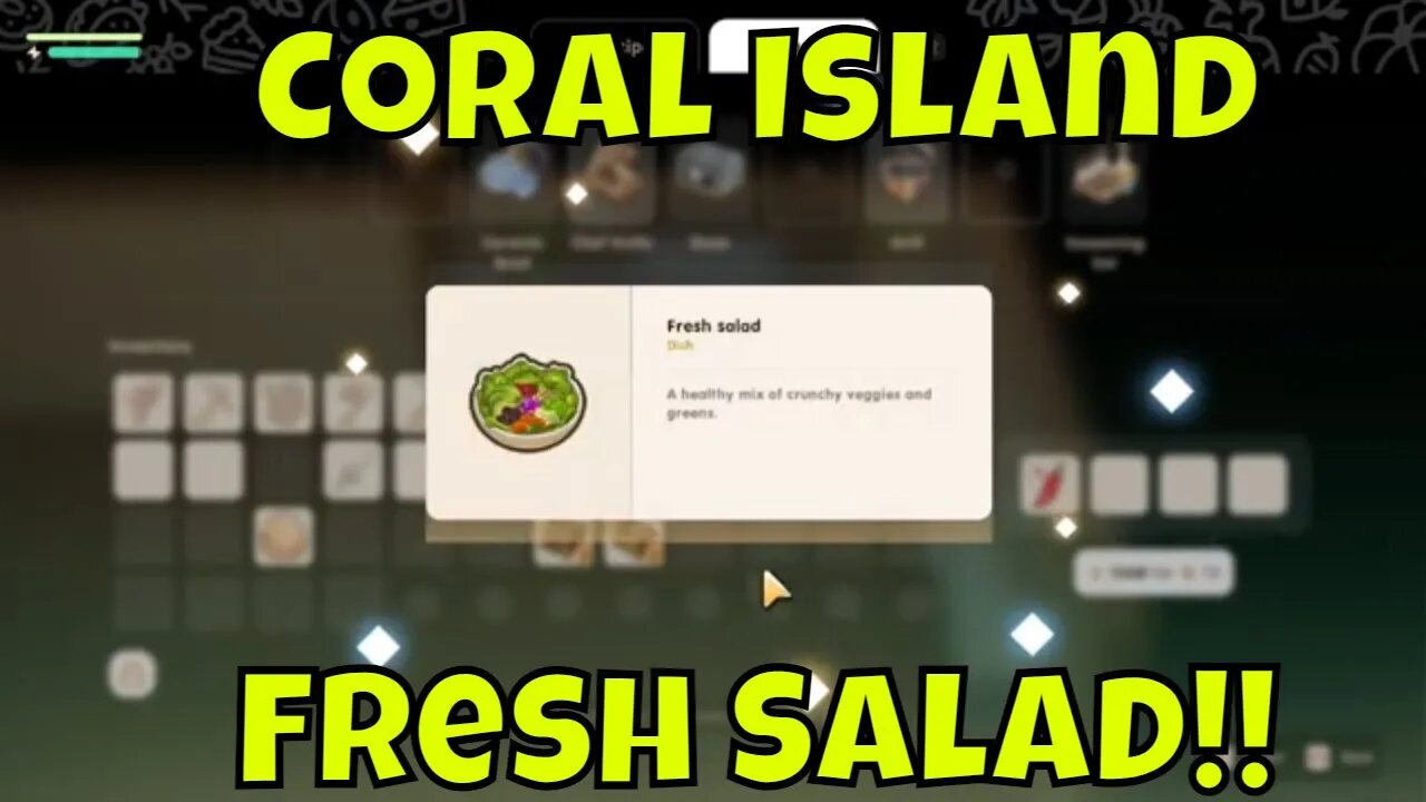 Coral Island How to Cook Fresh Salad