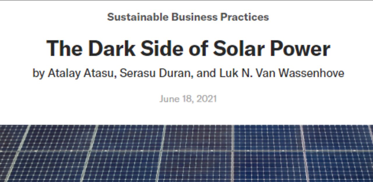 SOLAR PANELS END OF LIFE IS A UNSOLVED PROBLEM THAT IS NOW A DISPOSAL PROBLEM REALITY