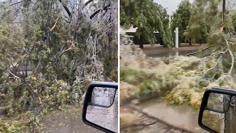 Don’t believe I’ve ever seen a storm like this in October in Oklahoma