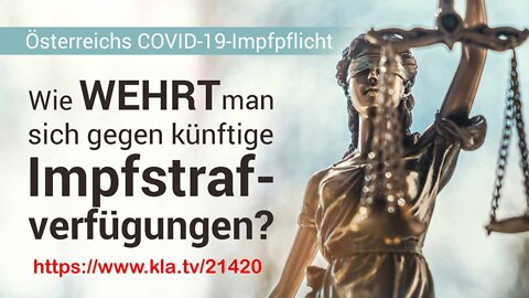 Wie wehrt man sich gegen Impfstrafverfügungen