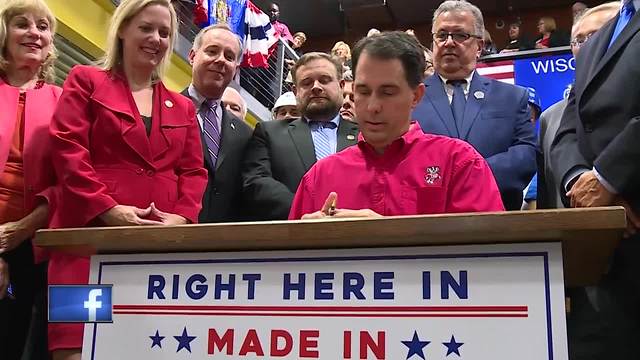 Gov. Walker signs $3 billion Foxconn bill into law
