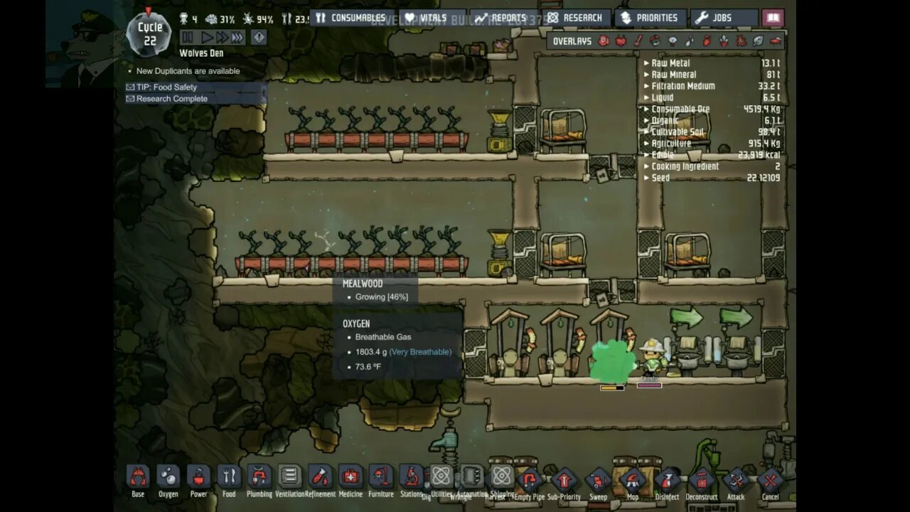 Building More and Getting Closer to Ranching - Oxygen Not Included Ranching Update II 2K