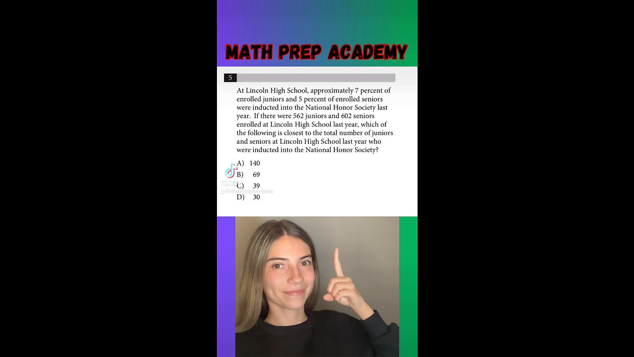 Can YOU do this question?! #sat #satreview #math