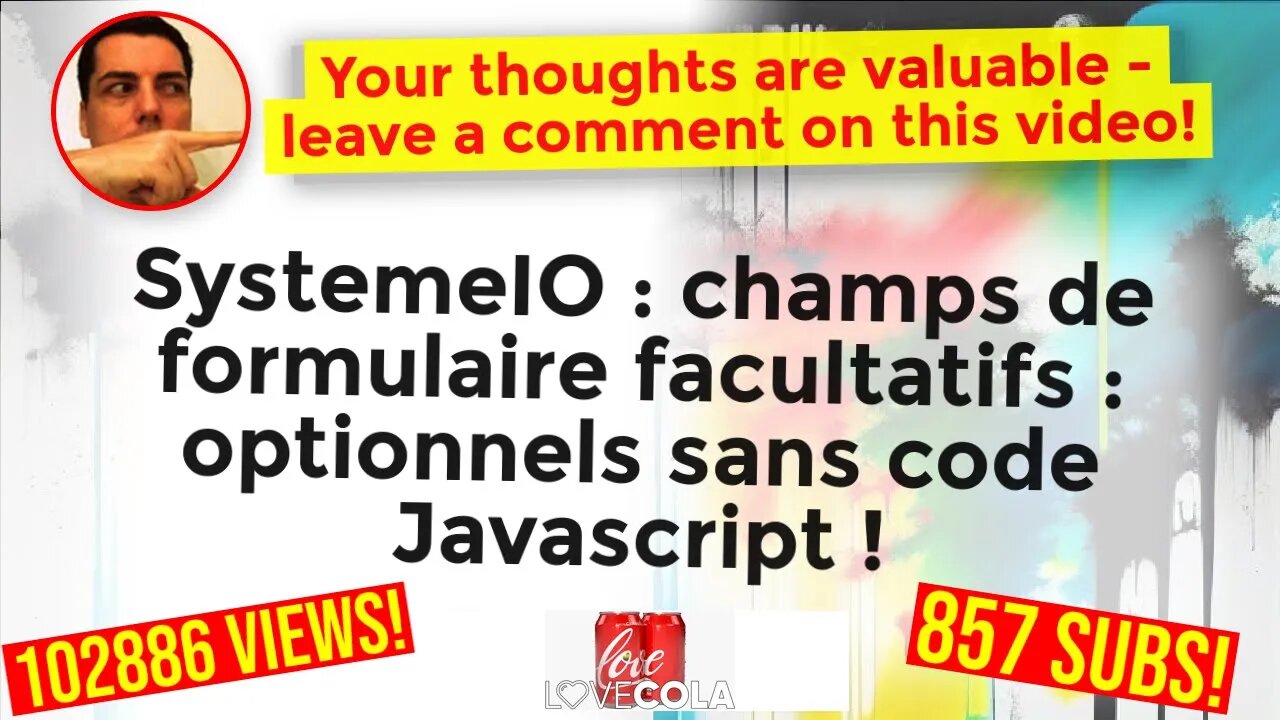 SystemeIO : champs de formulaire facultatifs : optionnels sans code Javascript !