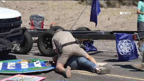 Climate Protesters Shut Down BURNING MAN, Rangers Ram Through Blockade