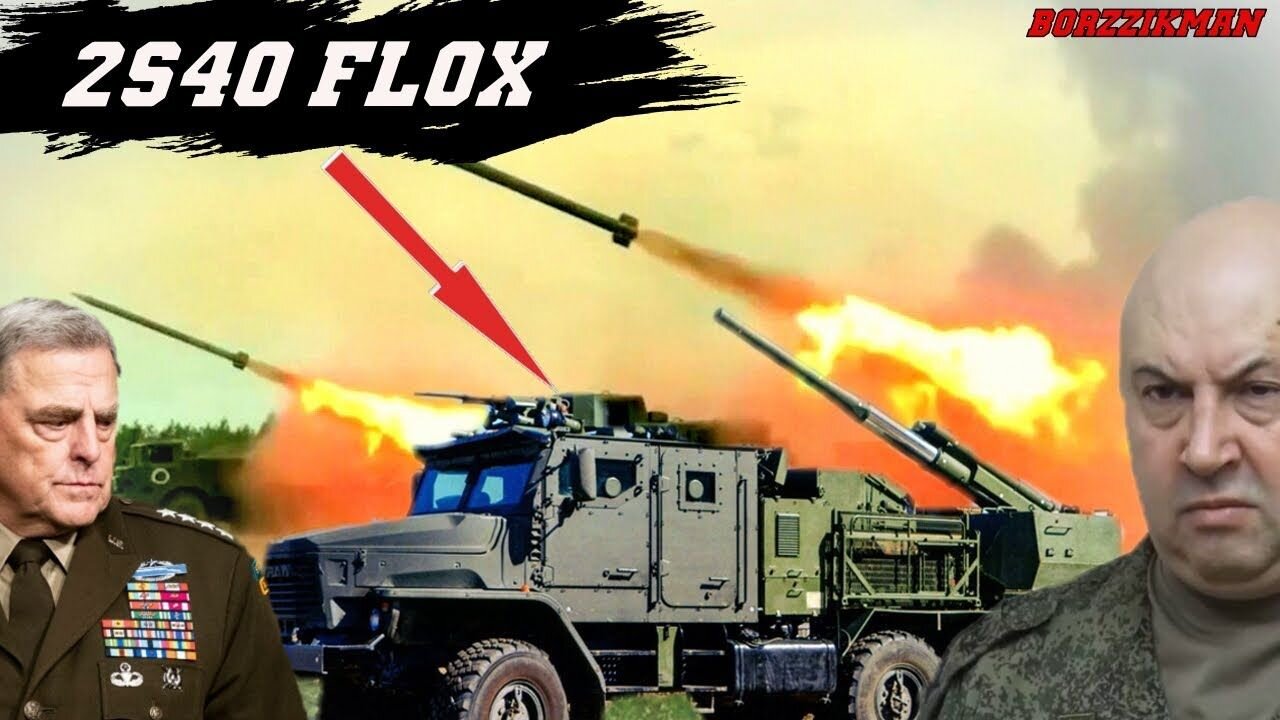 The US is Devastated by Russia's Power! Moscow Sent The World's Fastest Shooting SPG FLOX to Ukraine