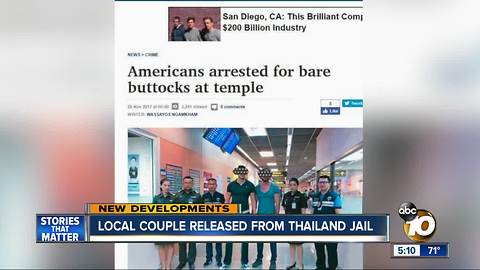 Hillcrest couple released from Thailand Jail