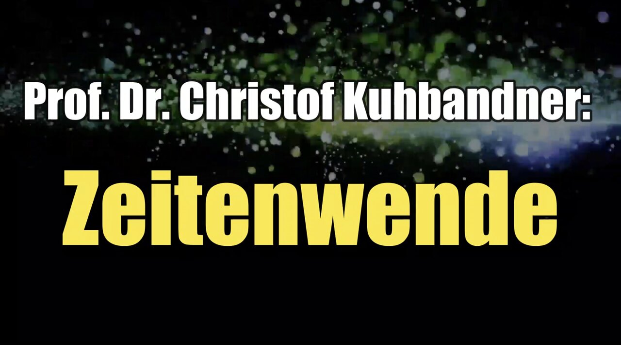 Prof. Dr. Christof Kuhbandner: Zeitenwende (12.03.2022)