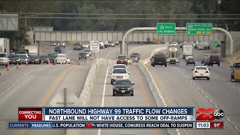 Traffic diversion frustrates motorists on Highway 99