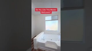 EXCELLENT Master Bathroom! New Manufactured Home?!