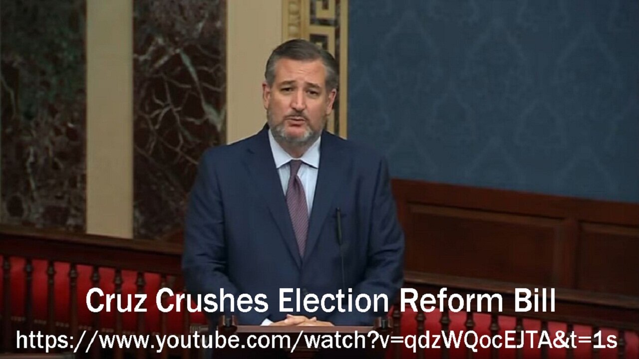 Cruz Crushes Election Reform Bill